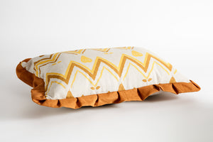 Oblong Ikat and Pear Cushions